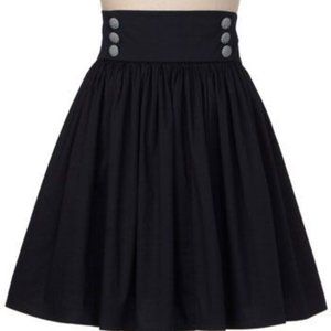 Modcloth Midnight Mariner Skirt
